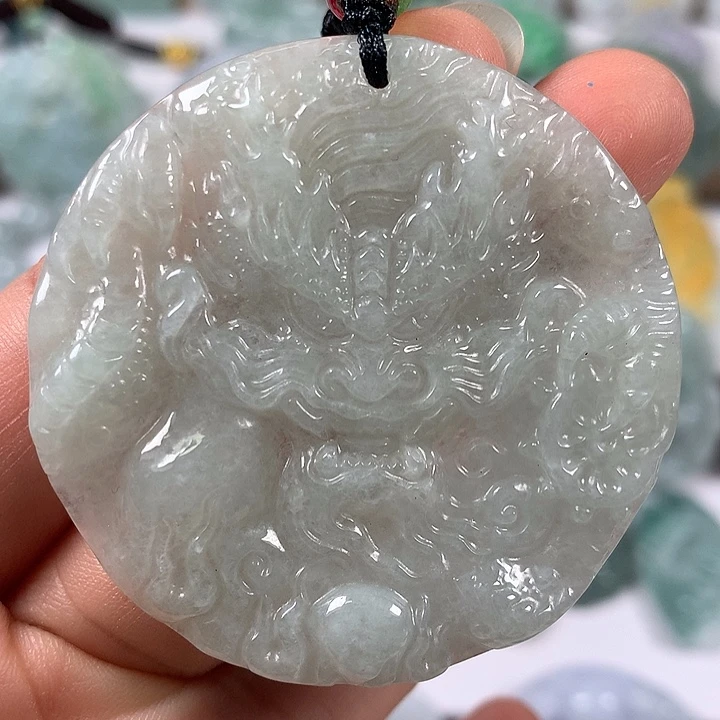 颈饰未镶嵌翡翠龙行天下福利