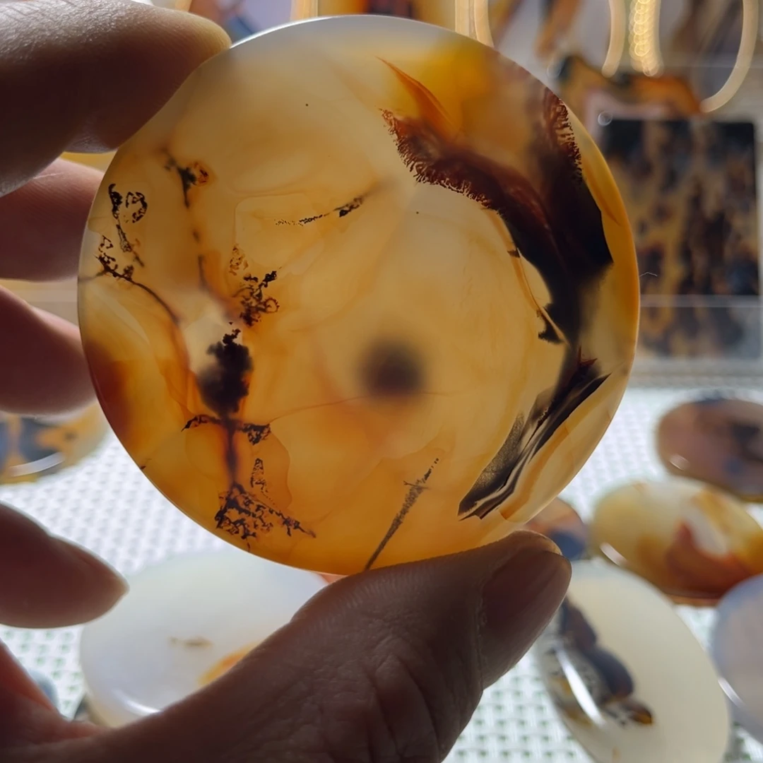 玛瑙/玉髓未镶嵌吊坠(不含链)