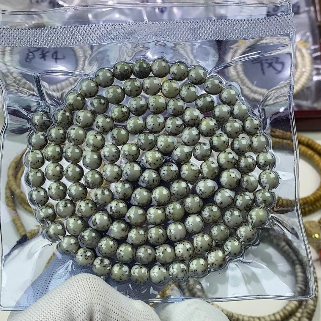 星月菩提吊坠河豚圆珠0.8