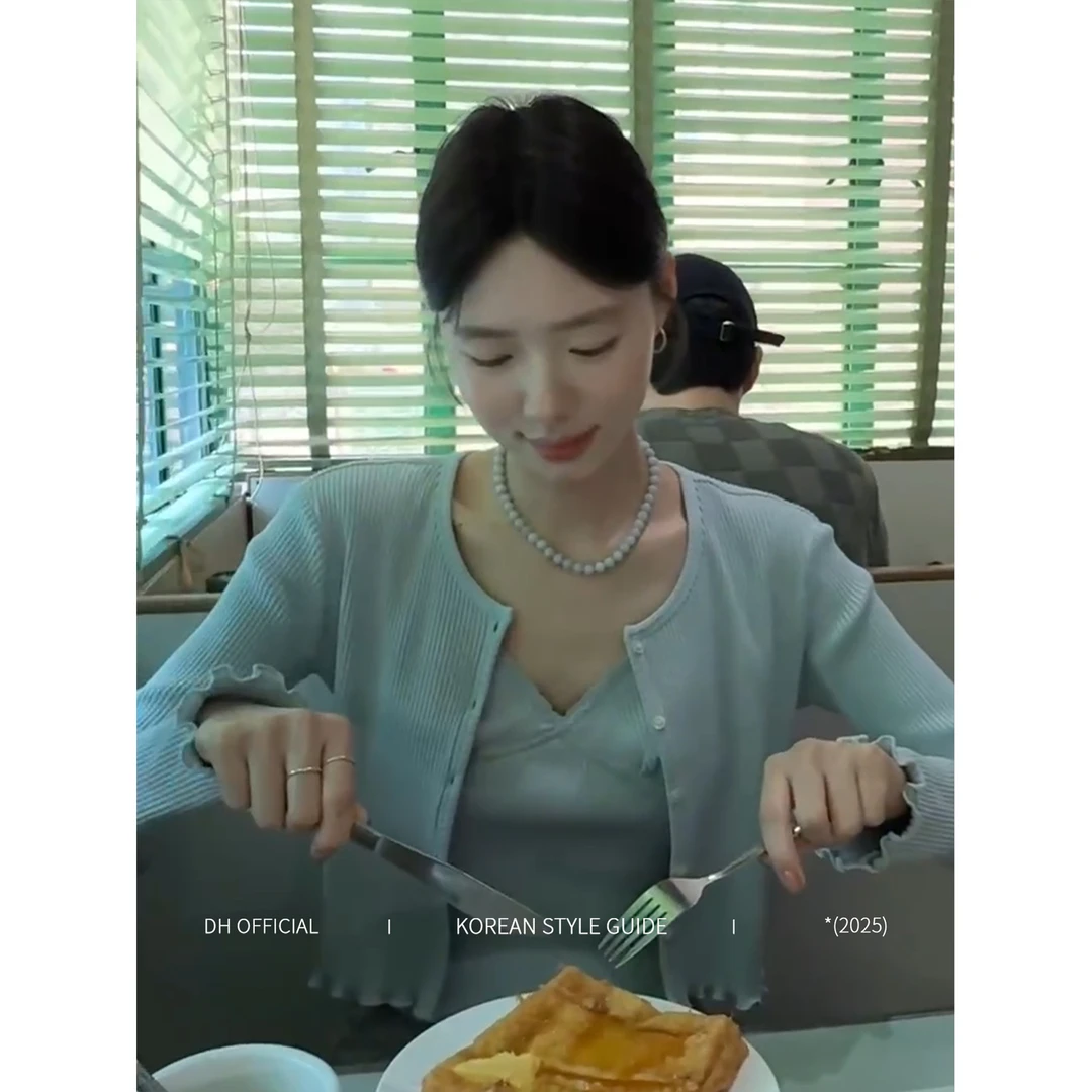 DH OFFICIAL 大花 【江南姐姐 gentle】欧若风单排扣慵懒毛针织