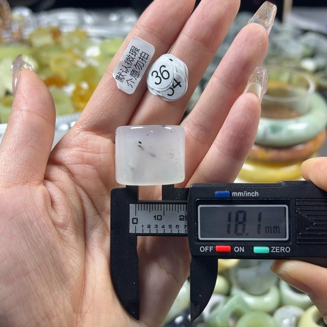 蛇纹石玉未镶嵌戒指