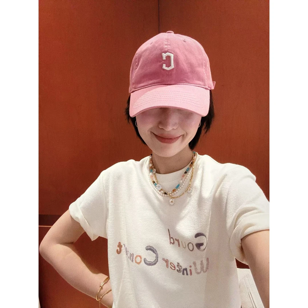 妞墩自制 超显白定染粉！流畅脸型可调节头围软顶棒球帽 MZ5B7311.
