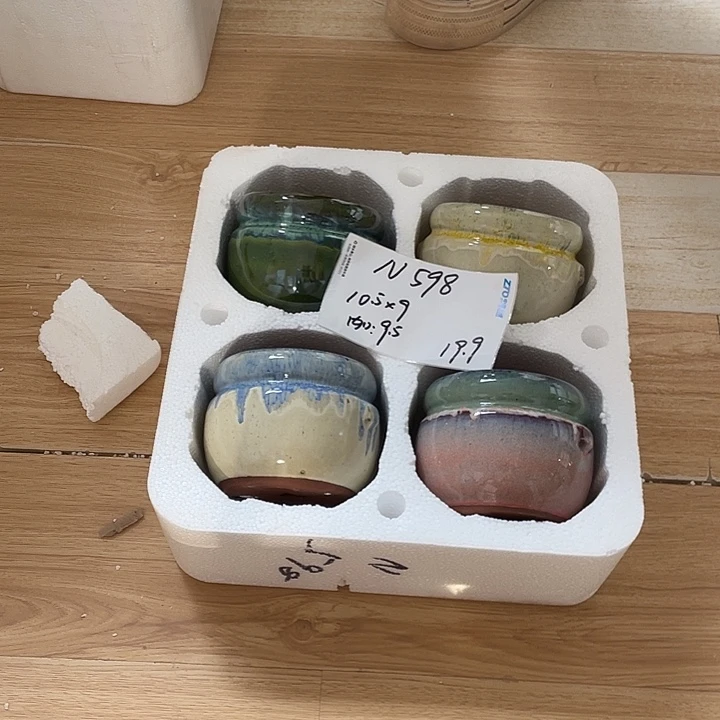 粗陶多肉花盆微瑕598