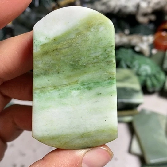 【闪购商品】独山玉珠宝半成品未镶嵌风**淡