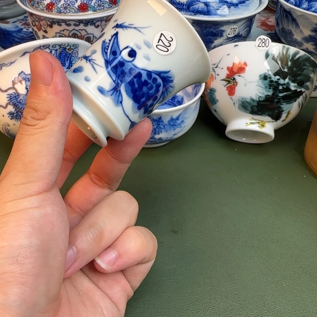 彦祖纯手工手绘茶具228