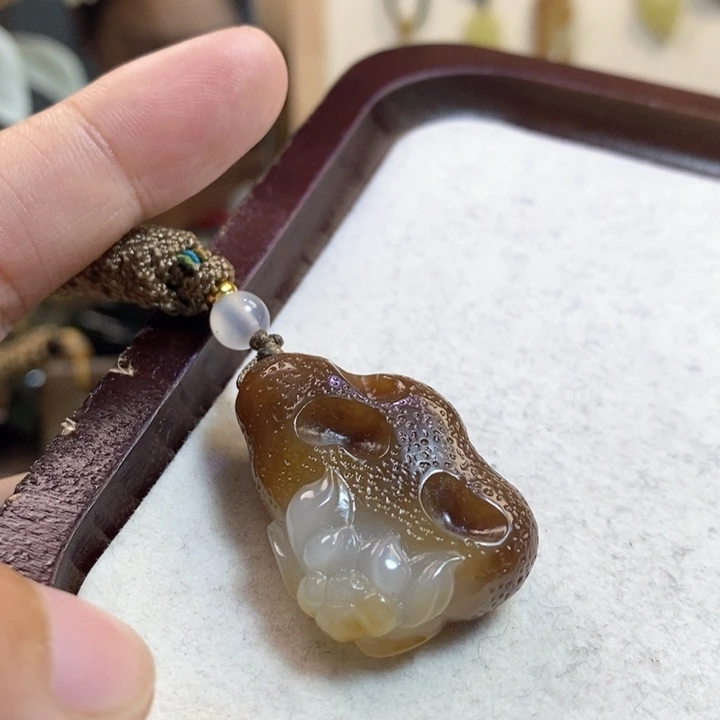 和田玉未镶嵌颈饰68