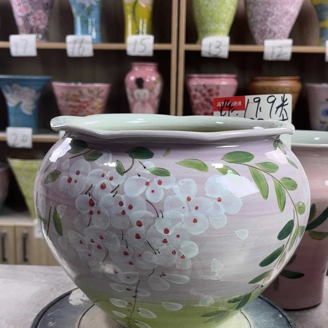 景德镇陶瓷花盆花盆