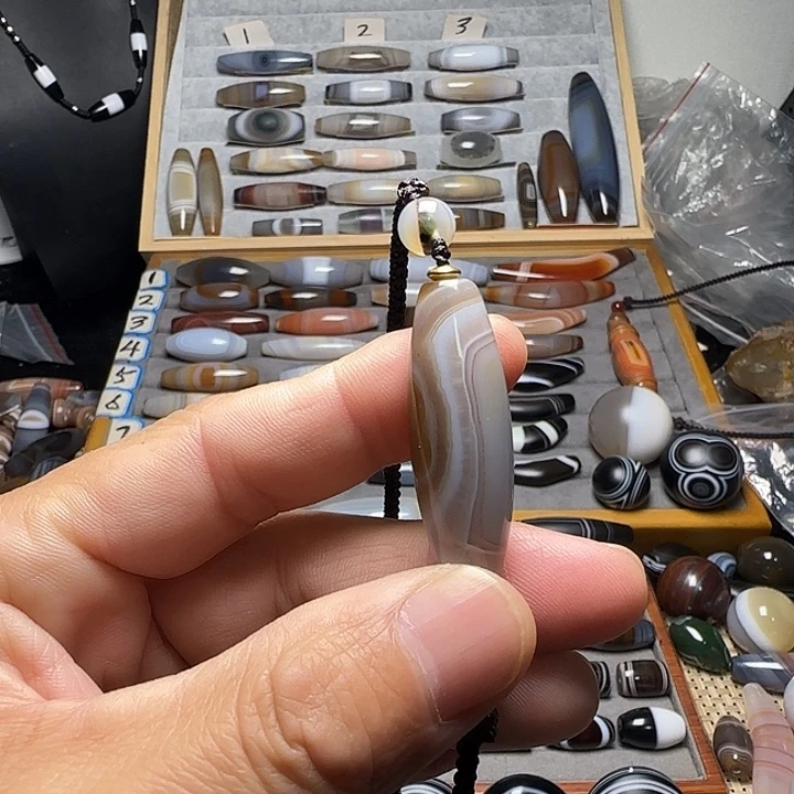 玛瑙/玉髓未镶嵌吊坠(不含链)