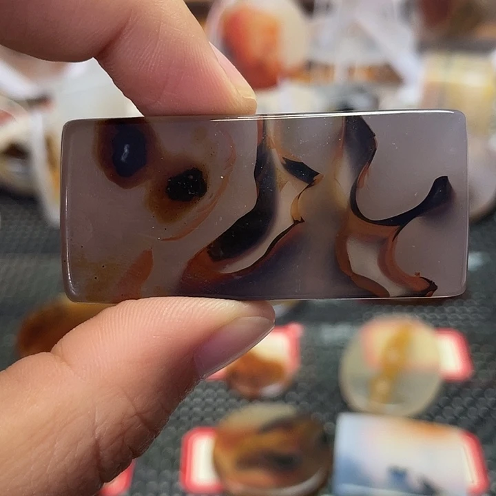 玛瑙/玉髓合金颈饰