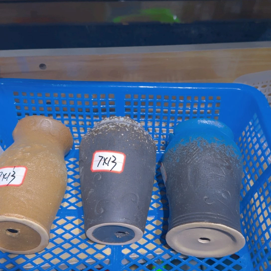 紫砂花盆粗陶精雕