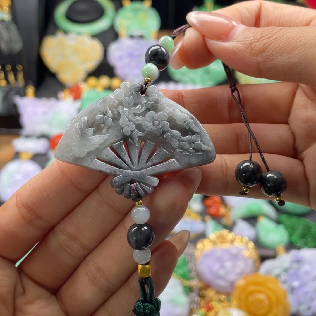 翡翠未镶嵌挂件代编织