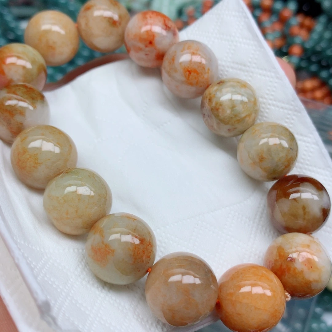 翡翠未镶嵌项链珠批发