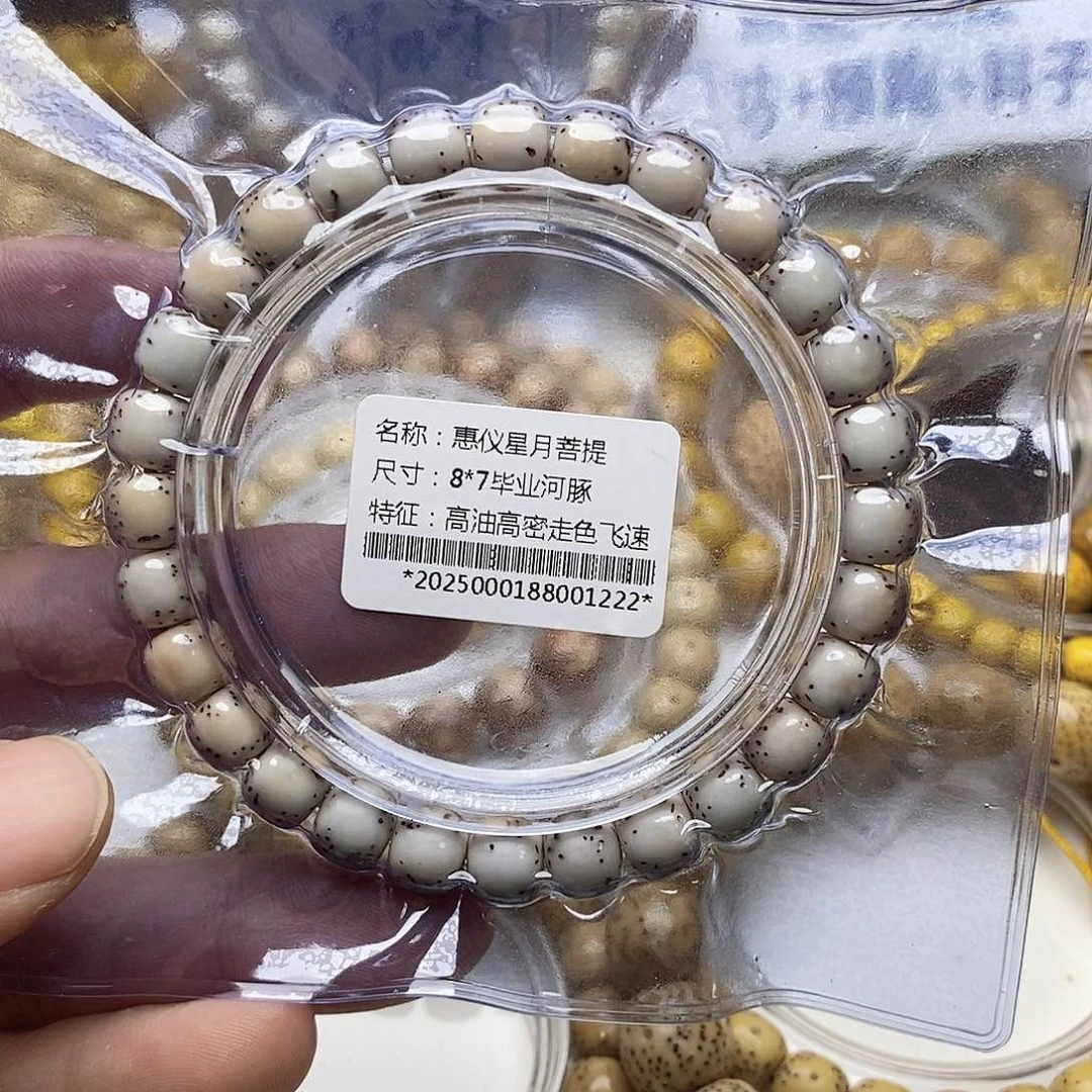 手串星月菩提8/7糯冰河豚