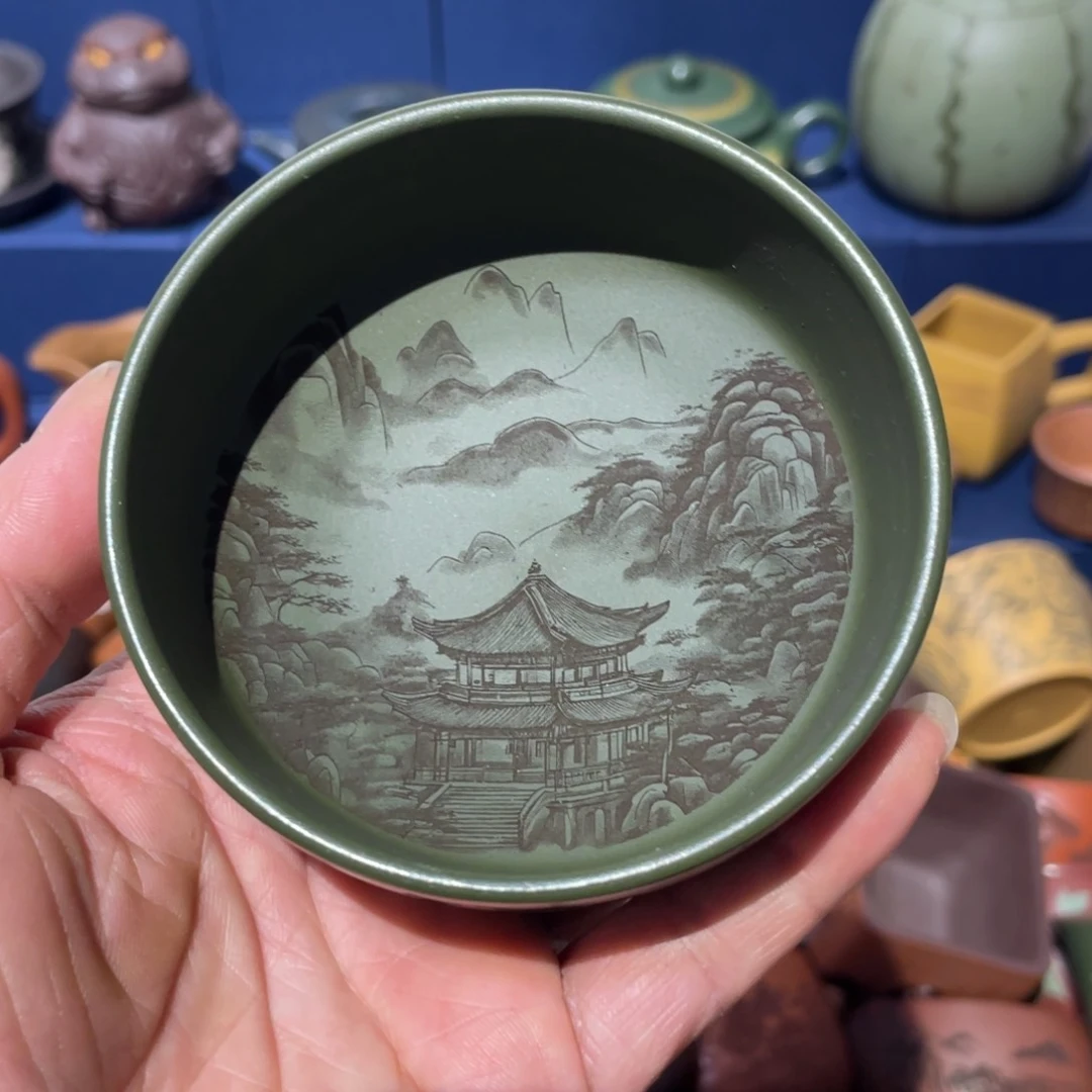 原矿紫砂手工主人杯