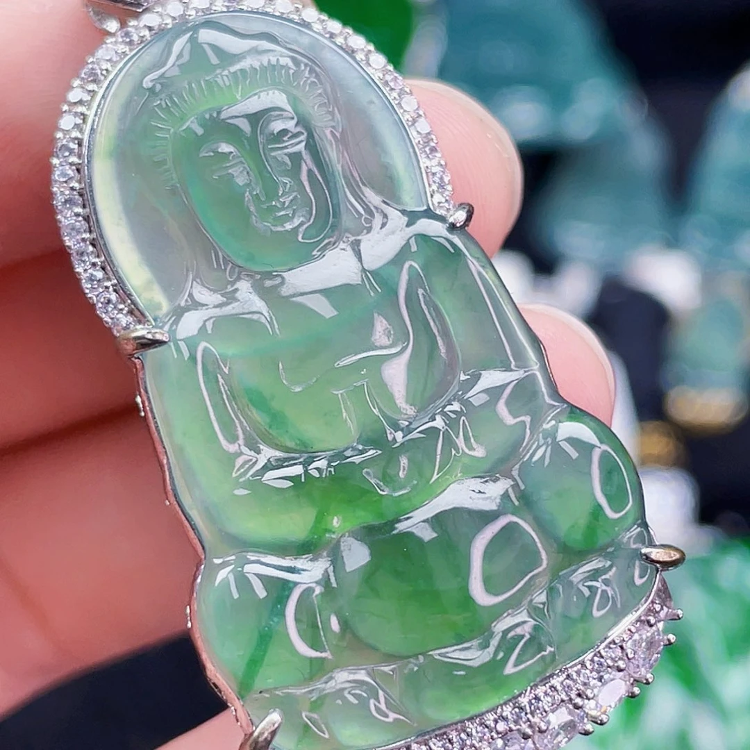 翡翠未镶嵌吊坠(不含链)972