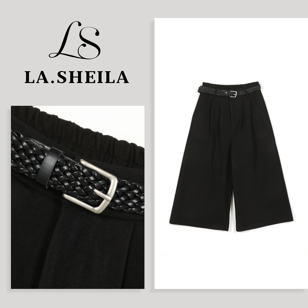 LA.Sheila 送腰带 百搭阔腿裤253-KZ/0917-5801