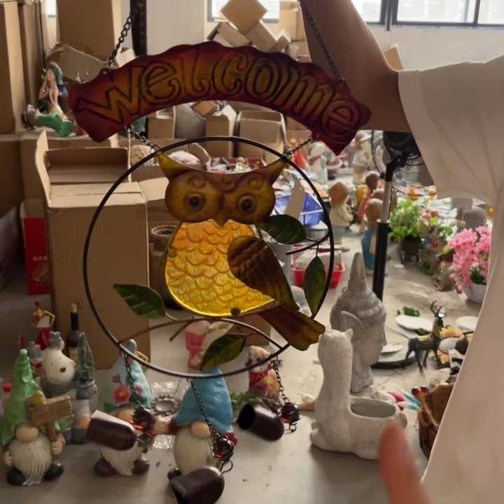 瓷片样品样品样品样品大猫头鹰风铃