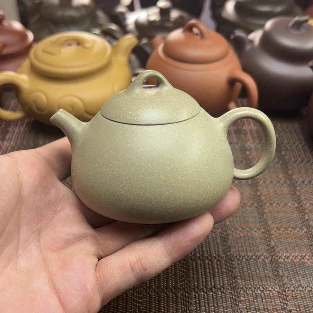 紫砂茶壶宜兴原矿紫砂杯120毫升容量