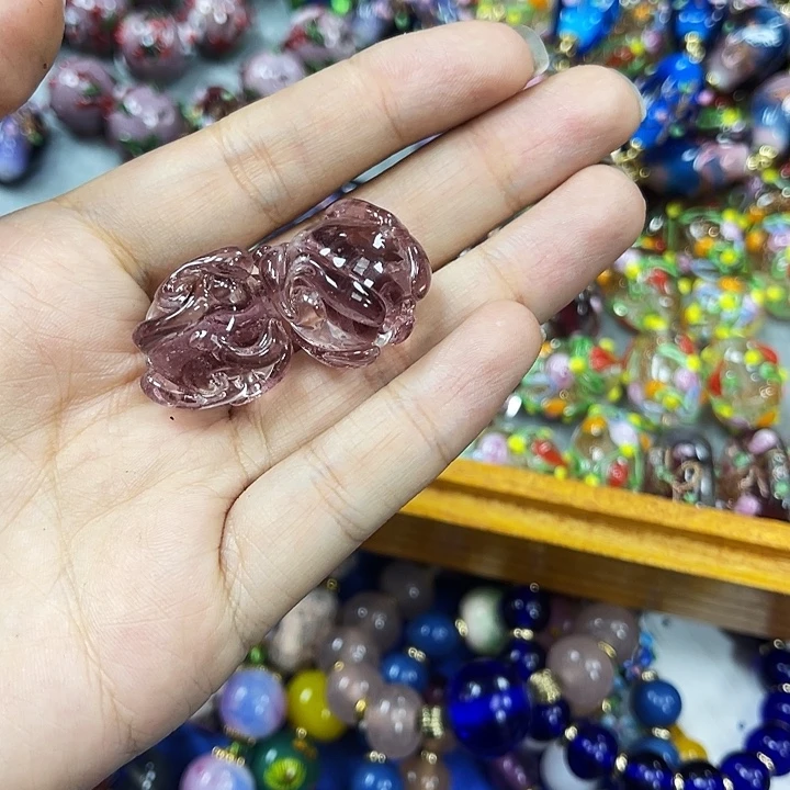琉璃纯铜锡合金纯铜耳钉