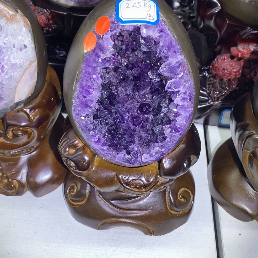 紫晶摆件未镶嵌莹