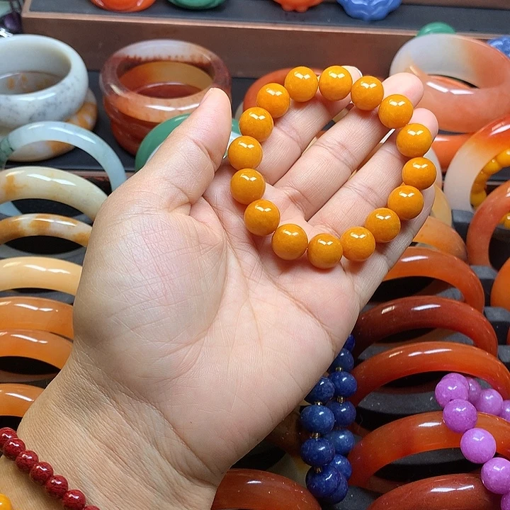 石英质玉未镶嵌手链