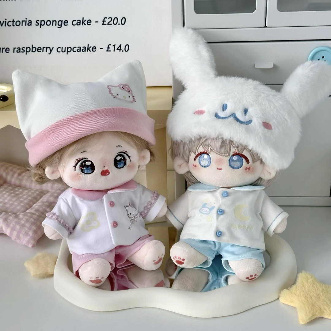 睡衣系列棉花娃娃娃衣 20厘米无属性 Puppy月芽兔|Kitty甜梦派对