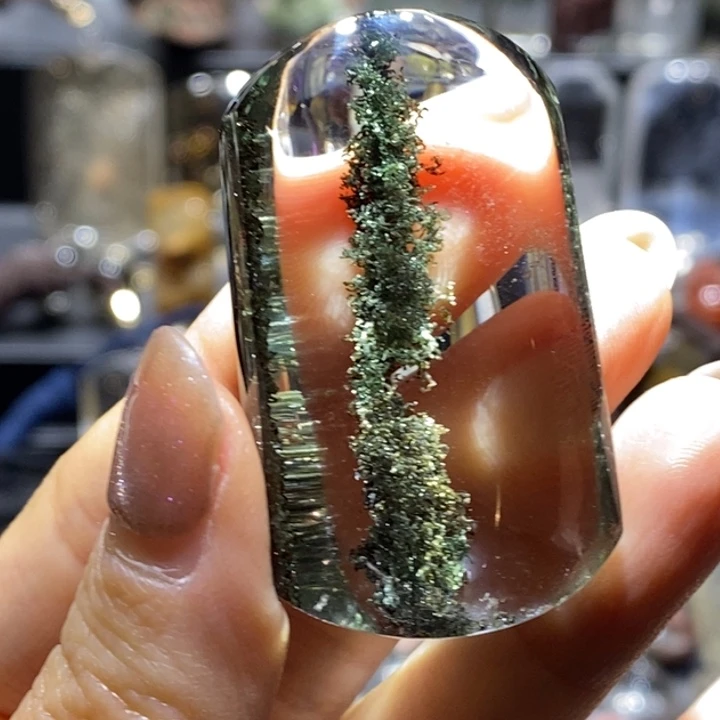 a***k水晶颈饰未镶嵌幽灵水晶