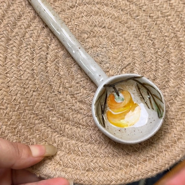 吃饭勺景德镇高温陶瓷8888