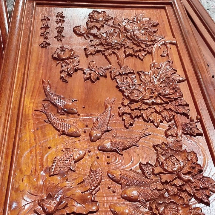 花梨木类玉*缘花开富贵年年有鱼122