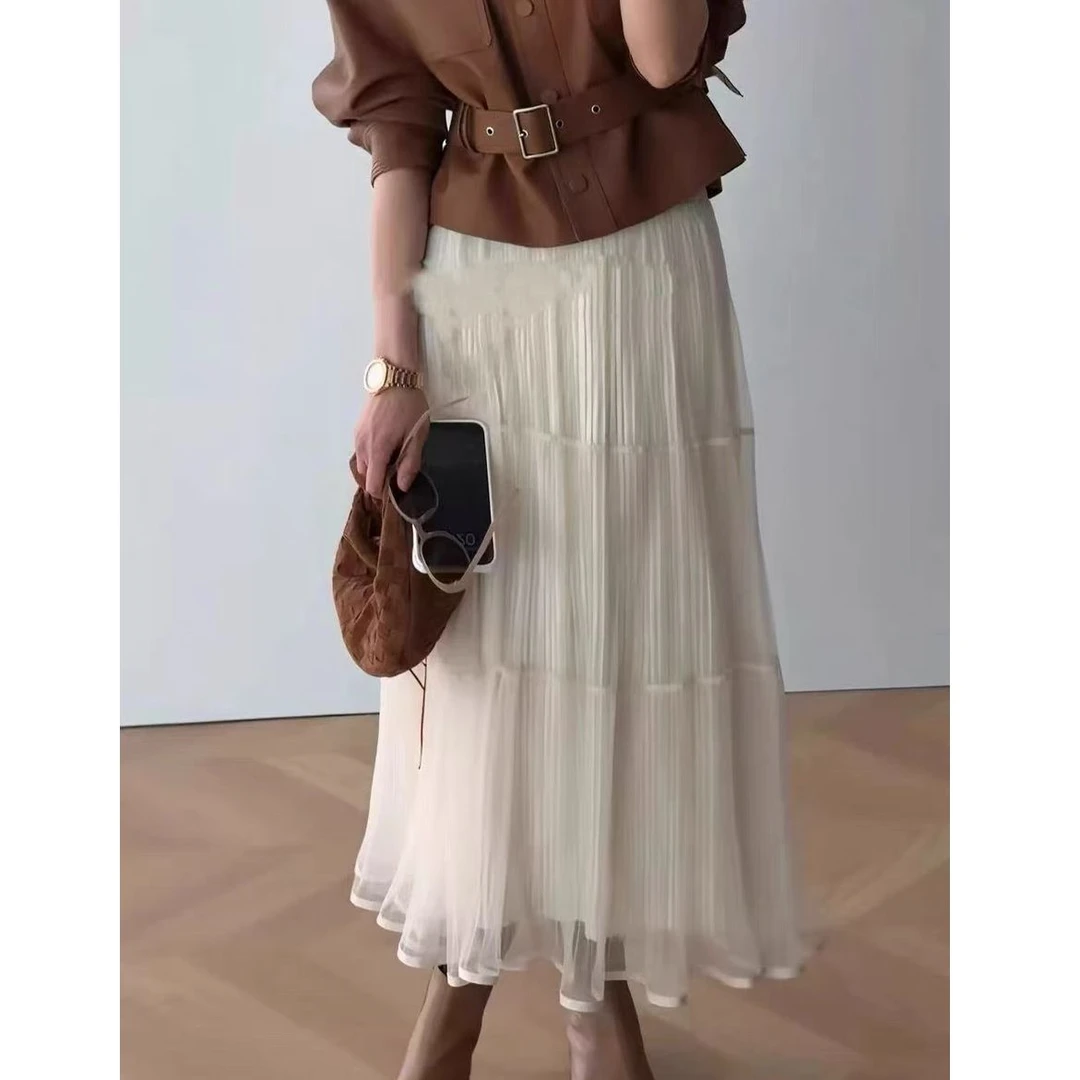 DS52205回味依衣软糯高级感气质百搭设计师女半裙