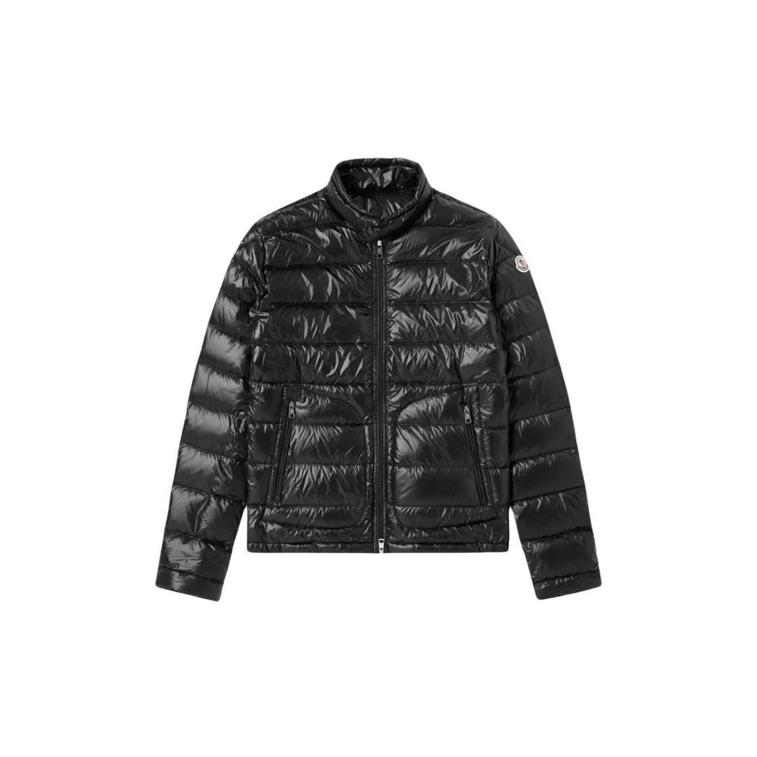 全新未使用 MONCLER 盟可睐 Acorus系列 宽松拉链夹克外套黑色3码