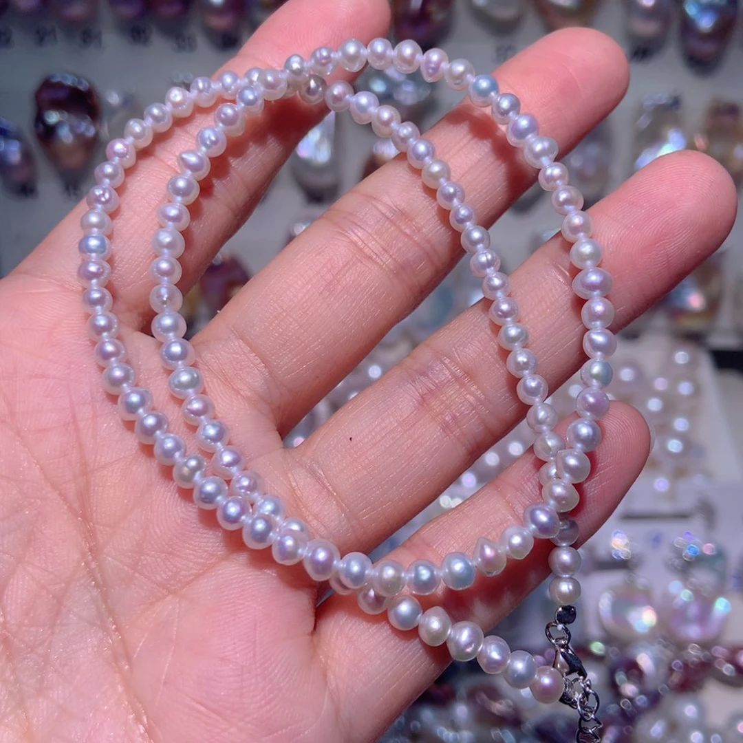 银S925镶嵌淡水珍珠吊坠