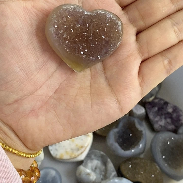 紫晶珠宝半成品未镶嵌