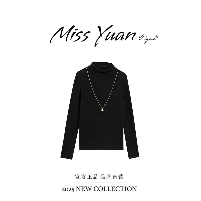 M.Y媛总 2025秋冬季新款时尚百搭气质长袖打底MY2368D