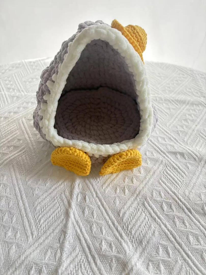 纯手工钩织牡丹鹦鹉虎皮鹦鹉宠物窝（企鹅款)（不退不换）