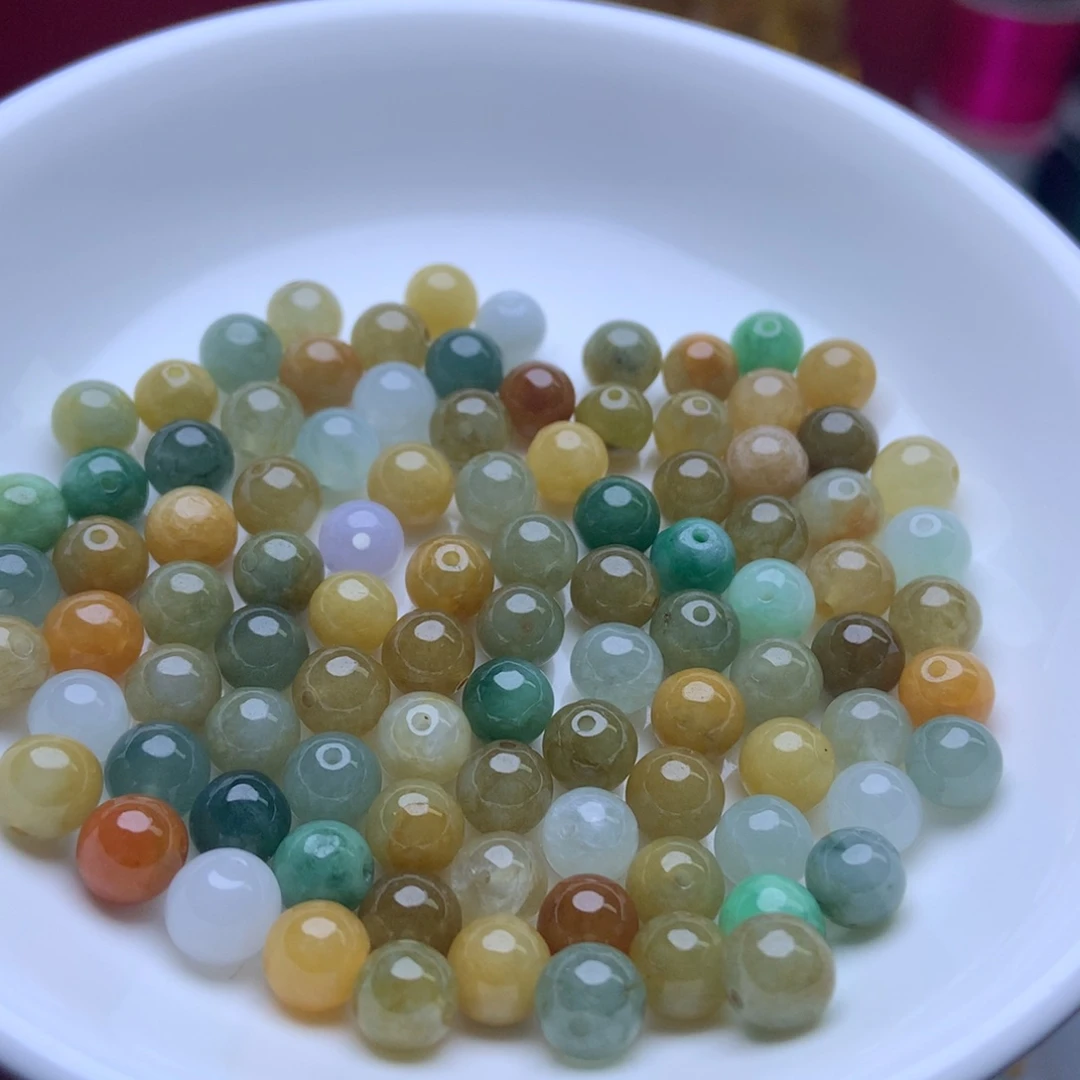 未镶嵌手链翡翠卡6.6多半20个