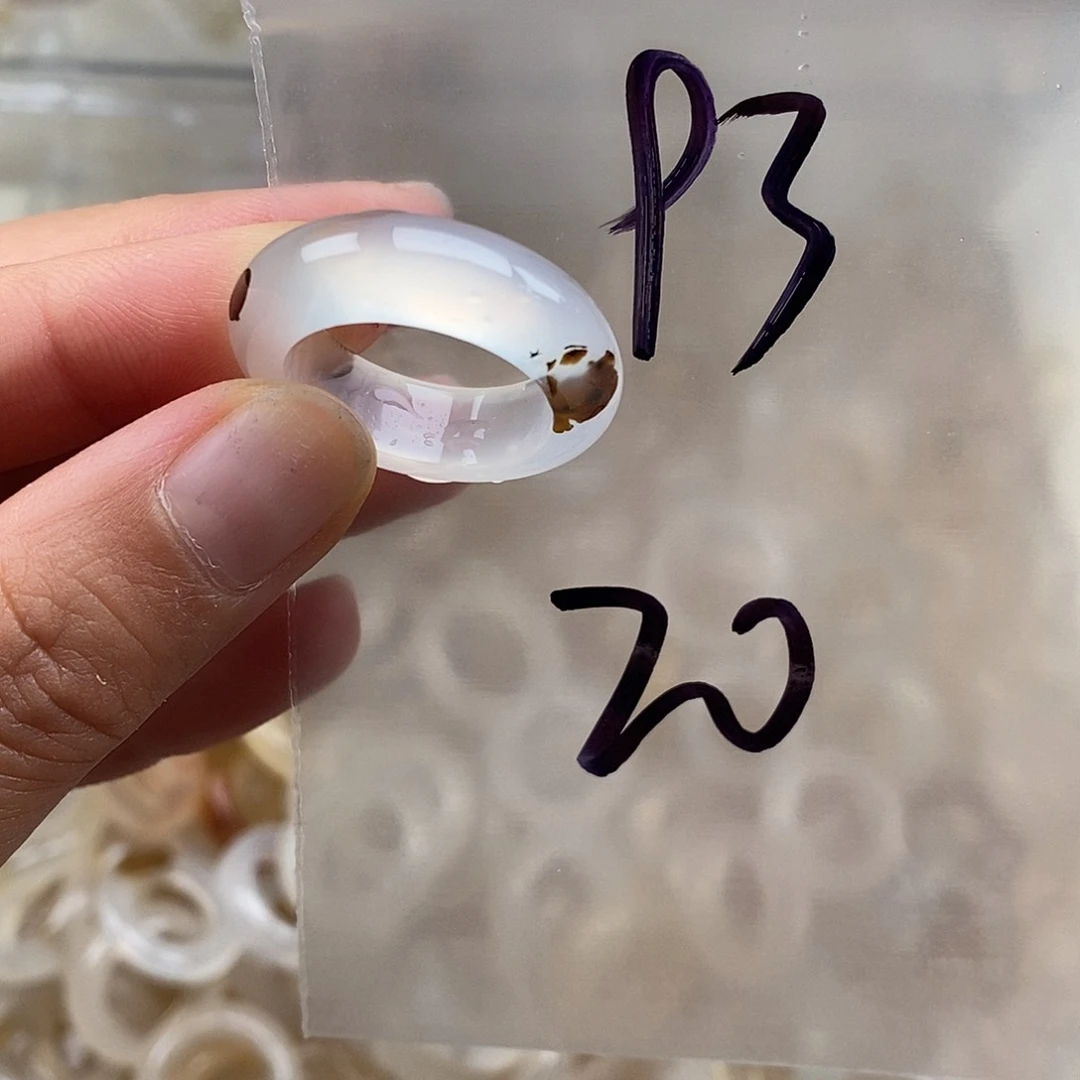 未镶嵌戒指玛瑙/玉髓