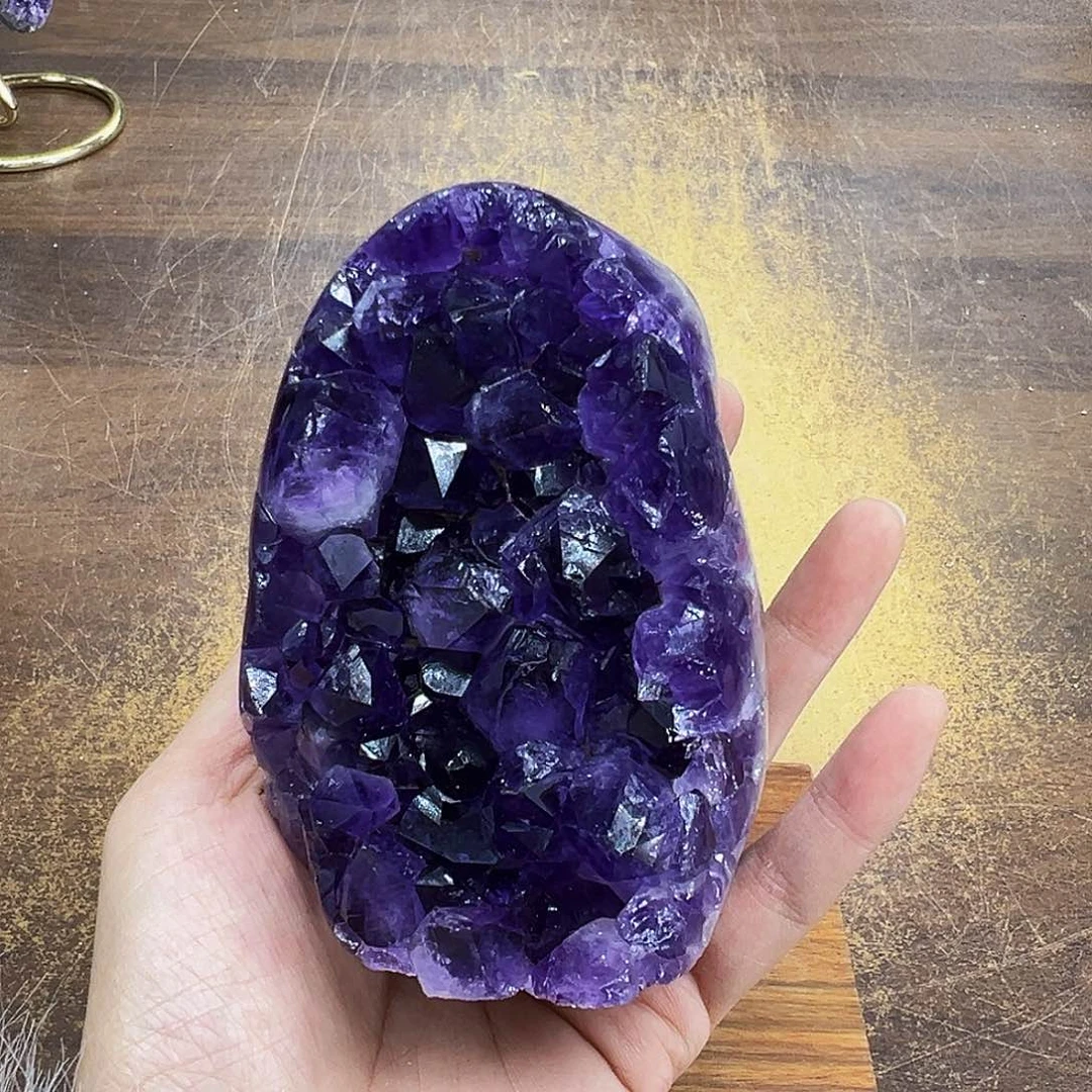 紫晶摆件未镶嵌晶体