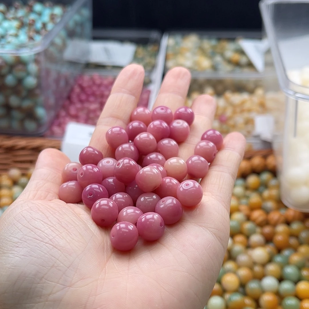 白玉菩提吊坠c10mm/100+10颗乌梅子