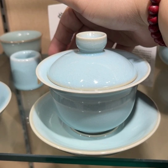 瓷片陶瓷茶具汝瓷茶具