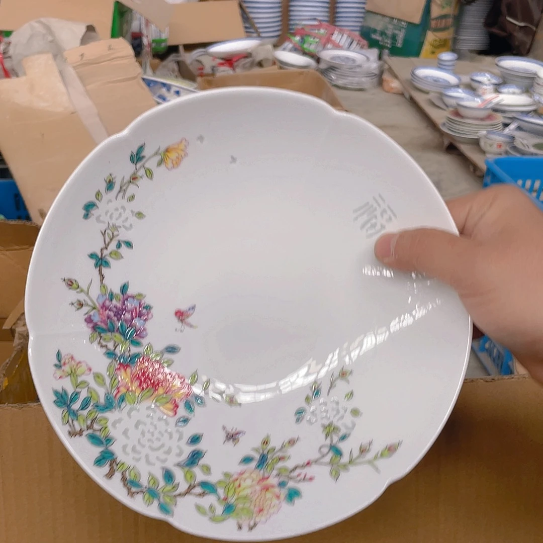 盘景德镇高温陶瓷