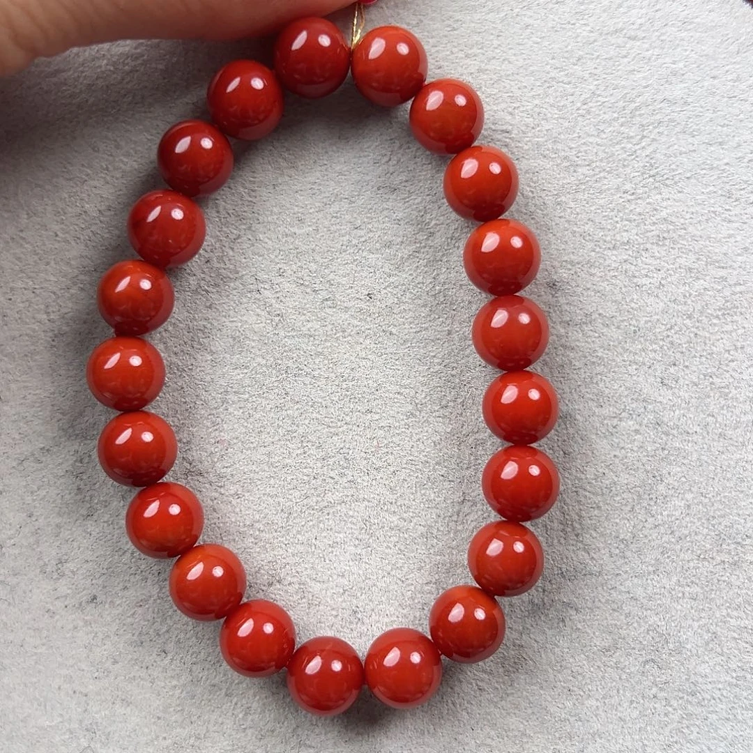 南红玛瑙手串未镶嵌