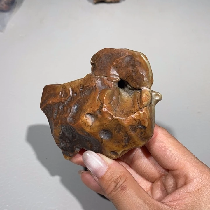 玛瑙/玉髓车挂合金建**石494