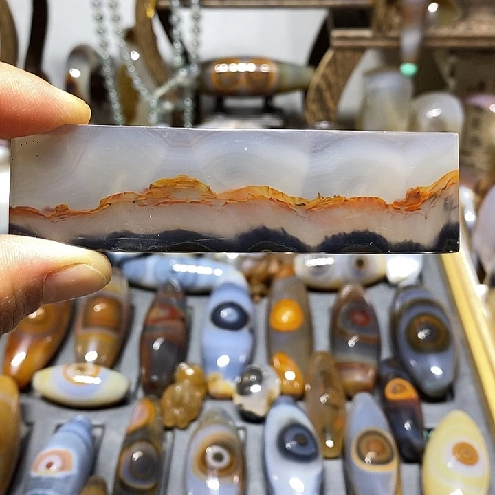 玛瑙/玉髓未镶嵌颈饰