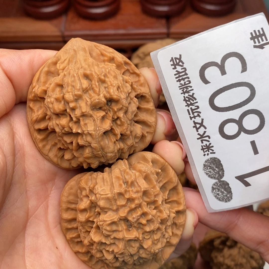 文玩核桃把件44官帽