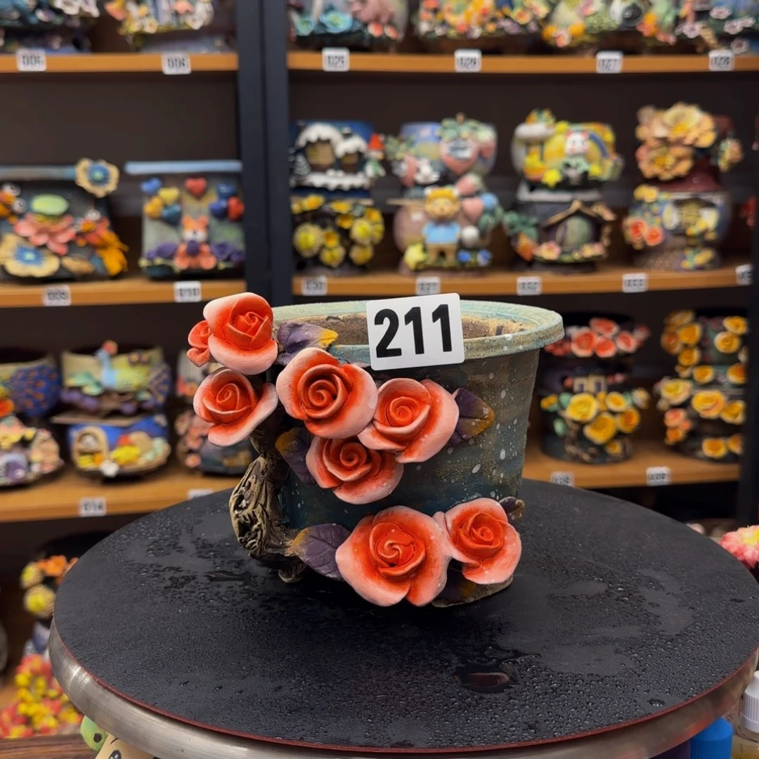 【闪购商品】粗陶手捏