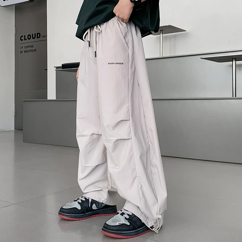 男童夏季浅卡其色薄款工装裤2025新款中大童夏装速干防蚊裤休闲裤