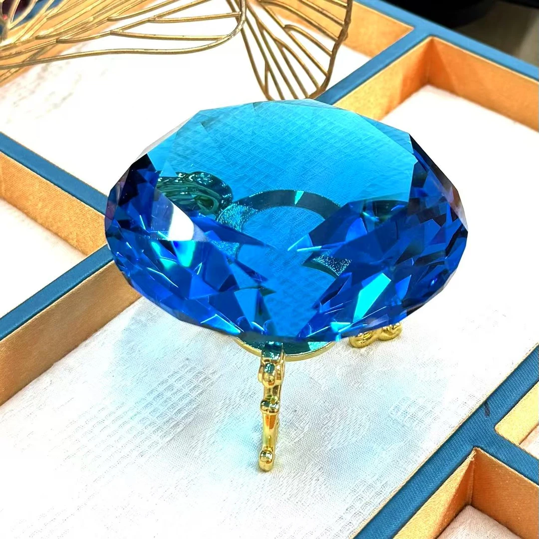 T056正品欧标甄藏精美蓝宝石大裸石多样性发其一培育一