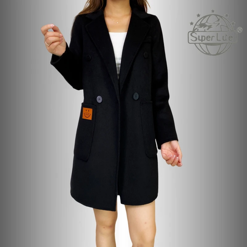 秋冬高档轻奢羊毛大衣韩版气质短款双面呢大衣气高品质高端小个子