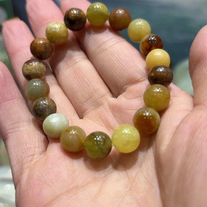 未镶嵌岫玉手镯天然